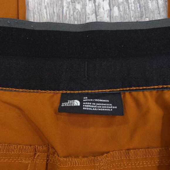 North Face Pants Mens 36 Orange Paramount Active Convertible Hiking Performance - Picture 8 of 10
